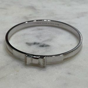 Kate Spade New York Silver Color Bow Bracelet
